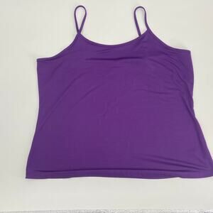 Fashion Bug Purple Camisole - Women's 1X - Adjustable